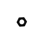Tuerca Hexagonal Métrica de Acero Negro M8 x 1.25 en Bolsa con 10 Piezas