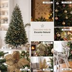 Ramo Decorativo con Hojas Tipo Eucalipto Brillantes Verdes 60 cm
