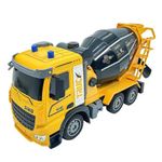 Camión Mezclador a Control Remoto 2.4 GHz Escala 1:12 en Color Amarillo