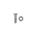 Kit de Tornillos de Estufa de 3/16 x 1-1/4 Plg con Tuercas en Bolsa de 10 Unidades