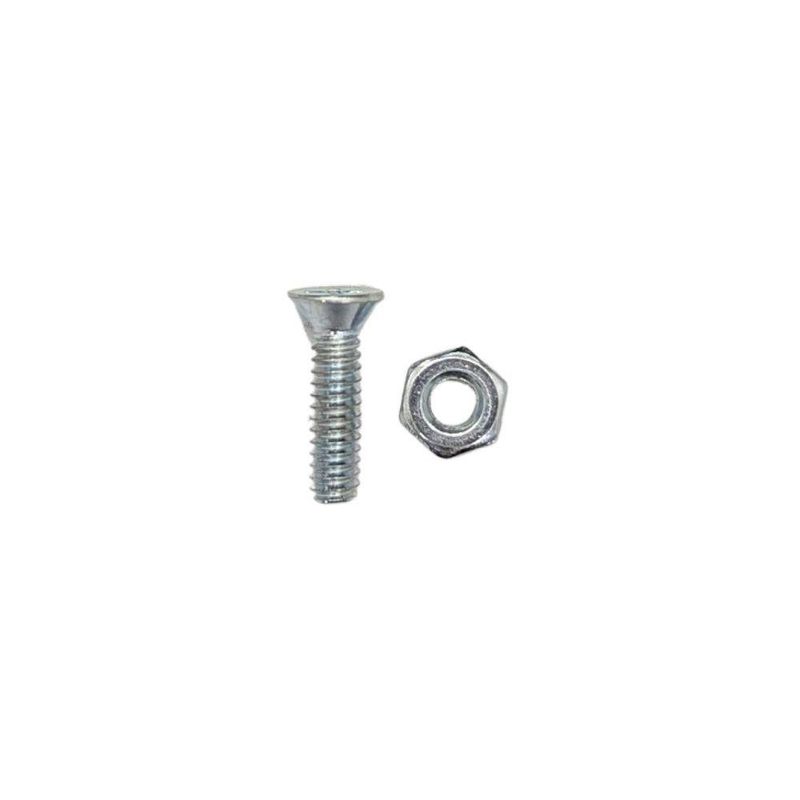 Kit de Tornillos de Estufa de 3/16 x 1-1/4 Plg con Tuercas en Bolsa de 10 Unidades