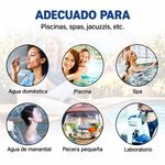 Kit de Tiras Reactivas de Prueba 6 en 1 para Piscina, 50 Unidades