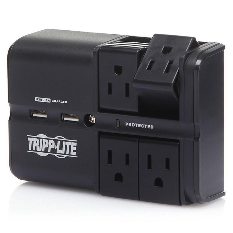 Protector De Pared 4 Entradas Giratorios - Tripp Lite