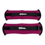 Pesas Muñequera y Tobillera de 1 Libra para Entrenamiento Deportivo Color Rojo, 1 Par
