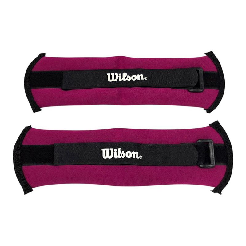 Pesas Muñequera y Tobillera de 1 Libra para Entrenamiento Deportivo Color Rojo, 1 Par