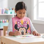 Gabacha Infantil Diseño Minnie Talla S con Cierre Lateral y Tela Resistente al Agua