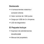 Protector De Pared 4 Entradas Giratorios - Tripp Lite
