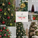 Set de 35 Esferas Navideñas de Poliestireno de 6 Cm Color Rojo