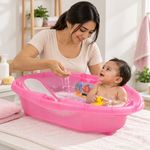 Bañera para Bebé Atlantis 2 en 1 con Termómetro Coral