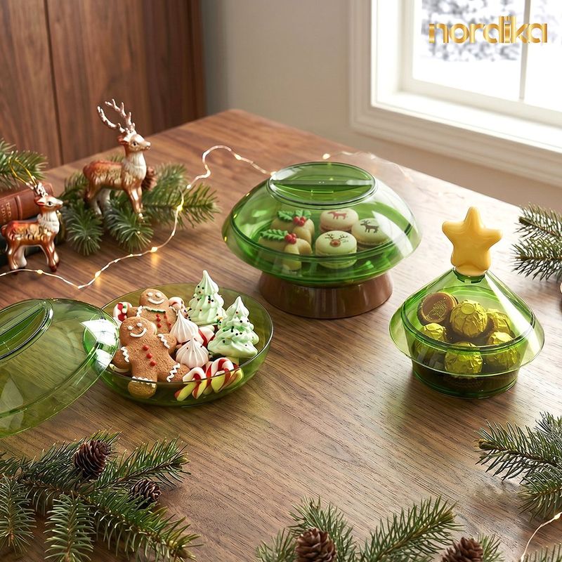 Dulcera Árbol de Navidad Desarmable con 3 Niveles 36 cm