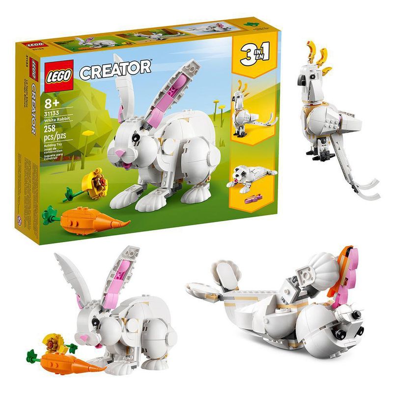 Set De Construcción Conejo Blanco 31133 258 Pzas - Lego