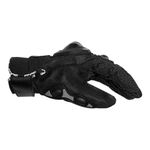 Guantes para Motociclista con Protección de Nudillos Color Negro Talla M