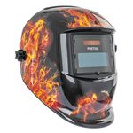 Careta para Soldar Electrónica Sombra 9-13 Llamas