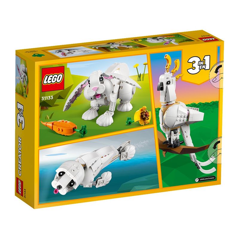 Set De Construcción Conejo Blanco 31133 258 Pzas - Lego