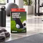 Tobillera Baja Unitalla de Neopreno con Cierre de Velcro Ajustable para Deporte, Trabajo y Uso Diario Negro