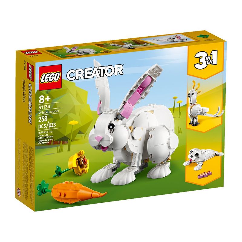 Set De Construcción Conejo Blanco 31133 258 Pzas - Lego