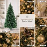 Árbol de Navidad Verde Tradicional Bavaria 2.10 Metros