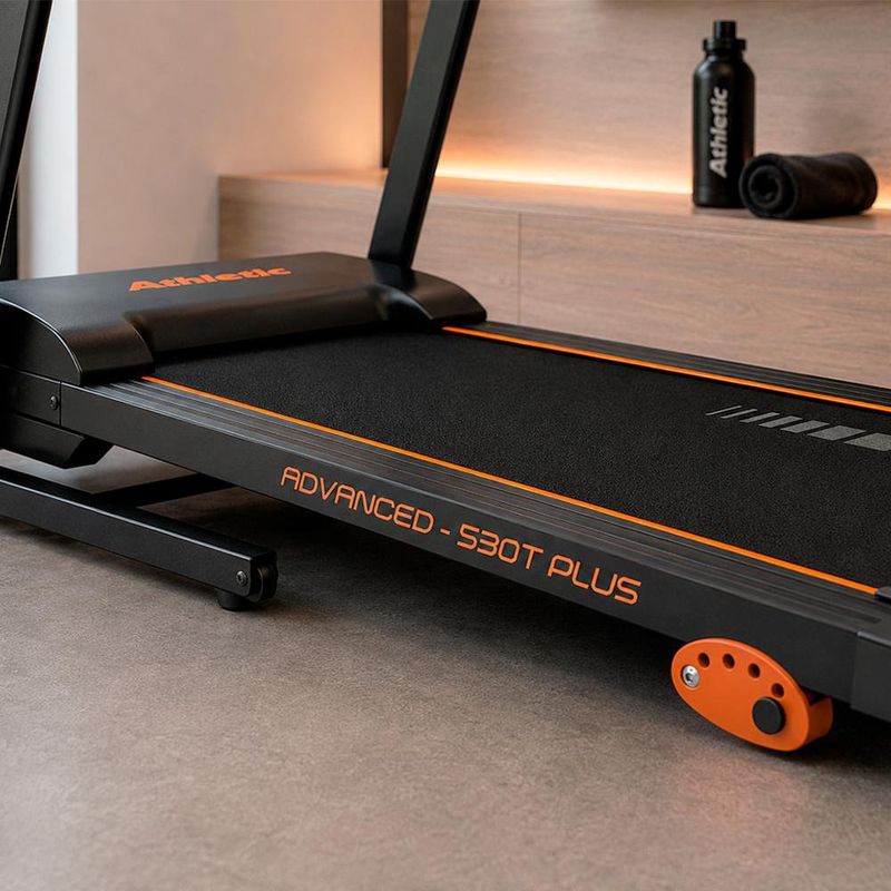 Caminadora Eléctrica Plegable Athletic Vision 530T Plus de 2 HP con Inclinación Manual y Porta Tablet Negro