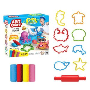 Set de Plasticina Animales Marinos 3D