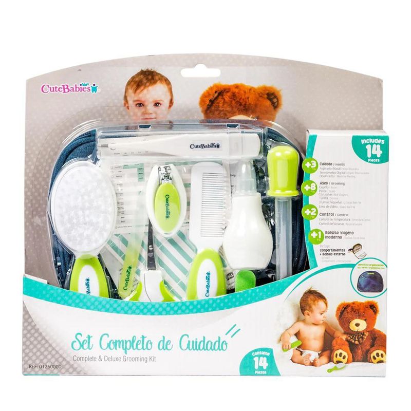 Set de Cuidado para Bebé 14 Piezas con Bolso Viajero