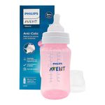 Biberón Anticólico para Bebé 330 ml 11 oz Rosado 3M+