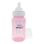 Biberón Anticólico para Bebé 330 ml 11 oz Rosado 3M+
