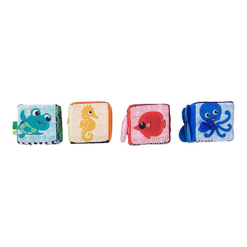 Set de Bloques Suaves Sensoriales para Bebé 4 Piezas