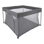 Corral de Juegos Plegable para Bebé Easy Fold Gris 125 x 125 x 74 cm