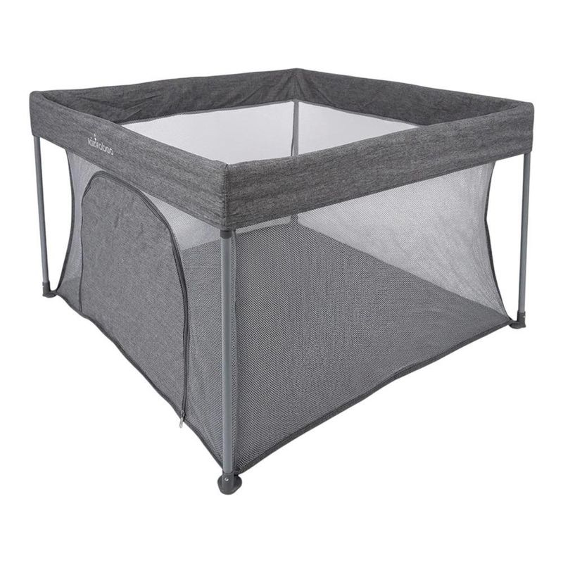 Corral de Juegos Plegable para Bebé Easy Fold Gris 125 x 125 x 74 cm