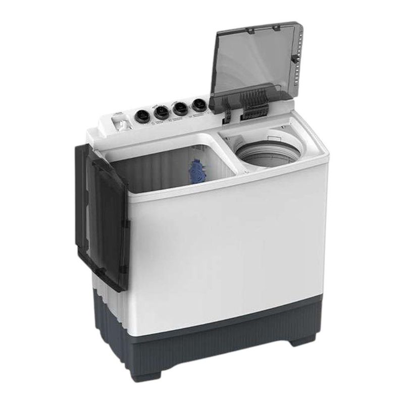 Lavadora Semiautomática Doble Tina Dual Force 11 Kg Color Blanco