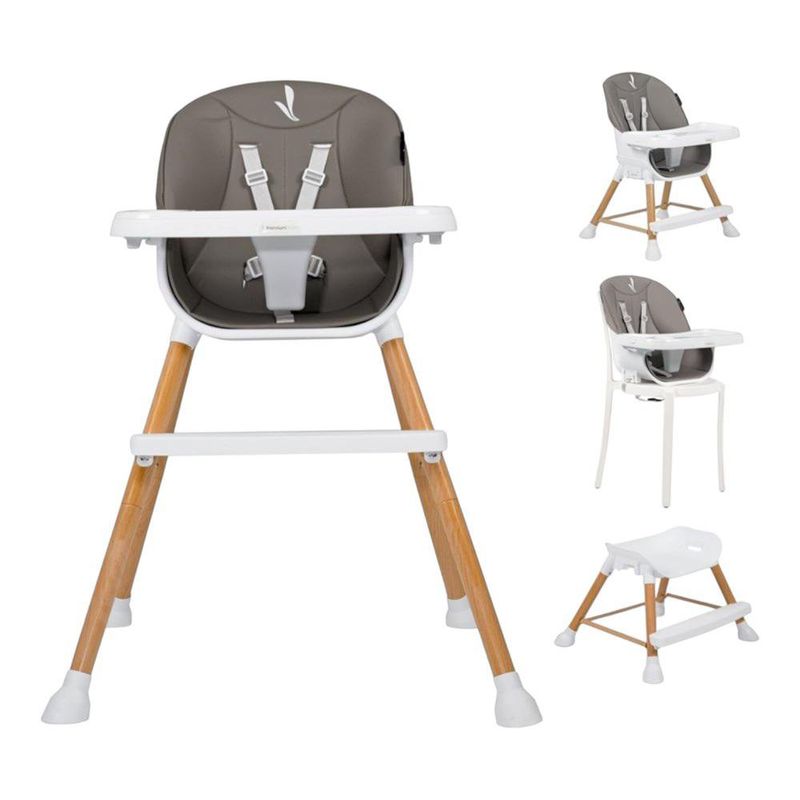 Silla de Comer Executive 5 en 1 Gris