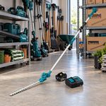 Cortasetos de Altura Inalámbrico de 18 V con Motor sin Escobillas y Cuchilla de 46 Cm Azul