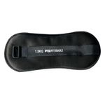 Par de Tobilleras Acolchadas Ajustables para Ejercicios en Polea de Pierna y Glúteo de 1.5 Kg Negro
