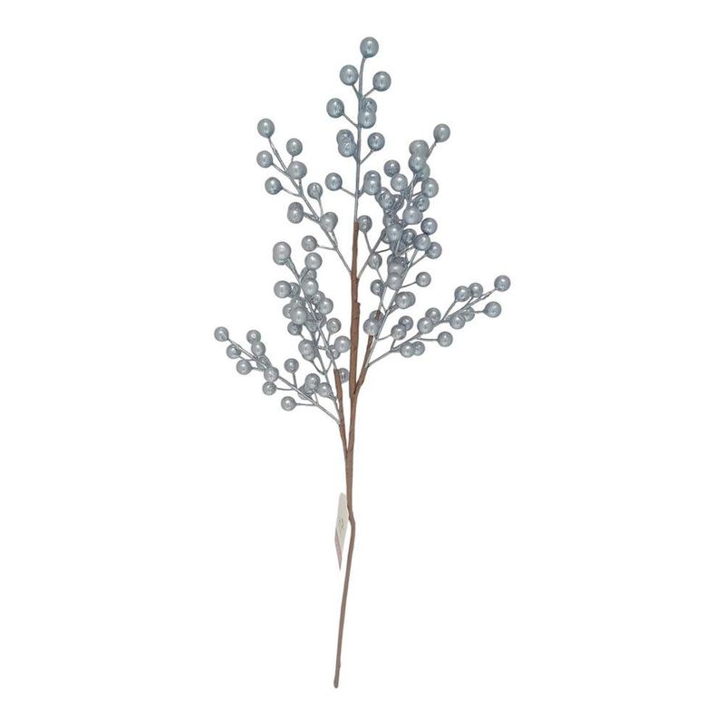 Pick Decorativo Navideño de Bayas Azules 12 x 50.8 cm