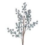 Pick Decorativo Navideño de Bayas Azules 12 x 50.8 cm