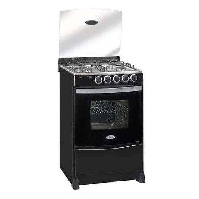 Estufa A Gas Negra De 24 Plg - Whirlpool