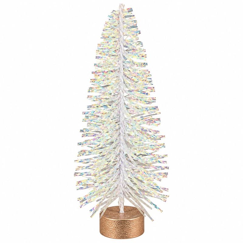 Árbol Navideño Decorativo con Base 25 cm - Color Surtido