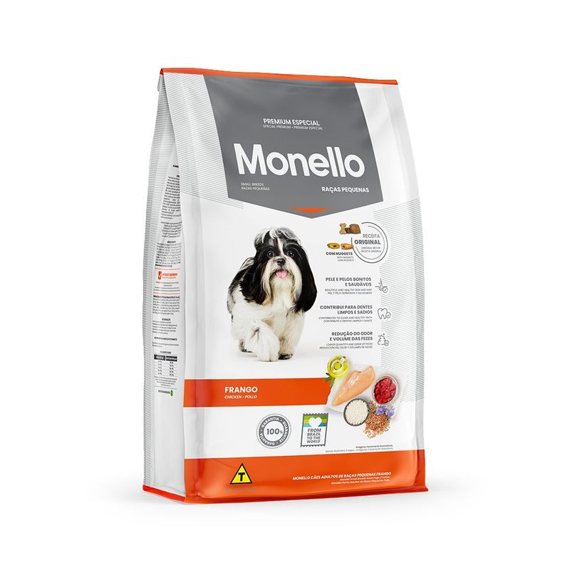 Comida Para Perros Razas Pequeñas 1 Kg - Monello