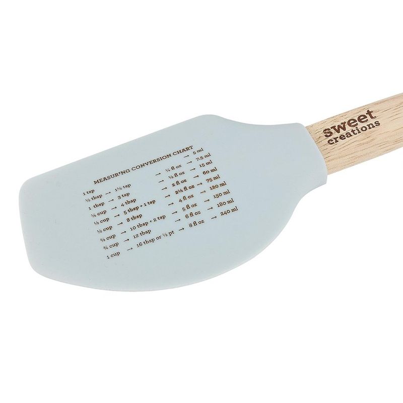 Espátula de Silicón Resistente a Altas Temperaturas para Repostería Color Celeste