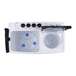 Lavadora Semiautomática Doble Tina Dual Force 11 Kg Color Blanco