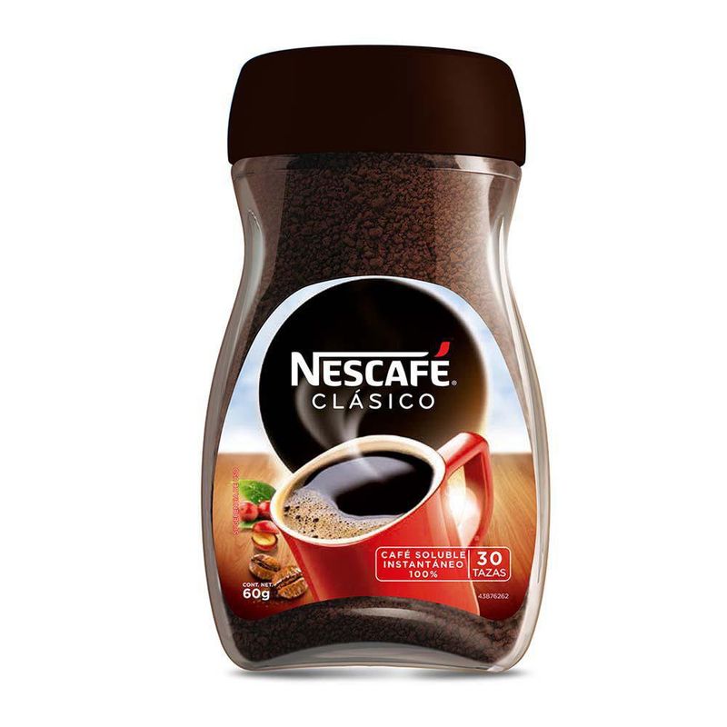 Café Clásico Instantáneo Frasco 60g - Nescafé
