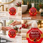 Jabón Líquido Antibacterial para Manos Berry Christmas de 450 mL