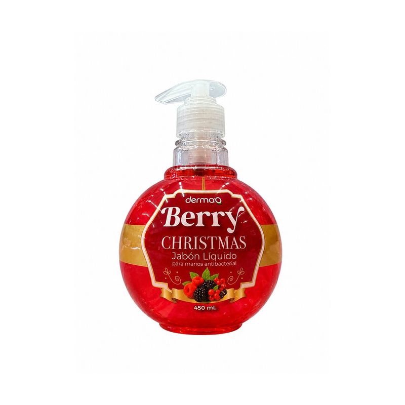 Jabón Líquido Antibacterial para Manos Berry Christmas de 450 mL