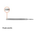 Lima Triangular Fina de 7 Plg para Afilado de Cuchillos y Sierras