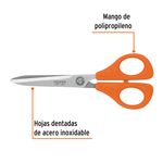 Tijera Multiuso para Oficina de 8 Plg de Acero Inoxidable