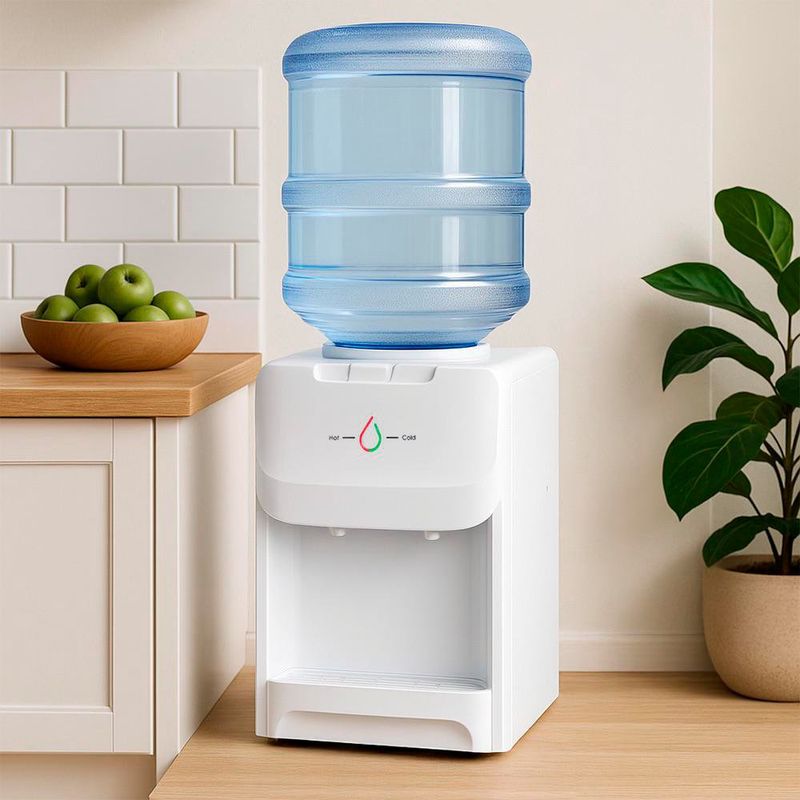 Dispensador de Agua de Mesa para Garrafón de 20 L Color Blanco