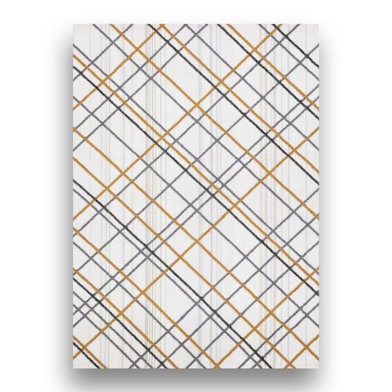 Combo De 3 Alfombras Carter Con Cuadrícula 133X190 + 2X57X90 Cms - Oriental Weavers