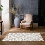 Combo De 3 Alfombras Carter Con Cuadrícula 133X190 + 2X57X90 Cms - Oriental Weavers
