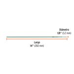 Bolsa de 1 Kg Electrodos para Soldar E 6013 de 1/8 Plg
