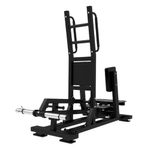 Máquina de Abductor Parado para Glúteos y Cadera con Estructura Reforzada en Gimnasio Negro